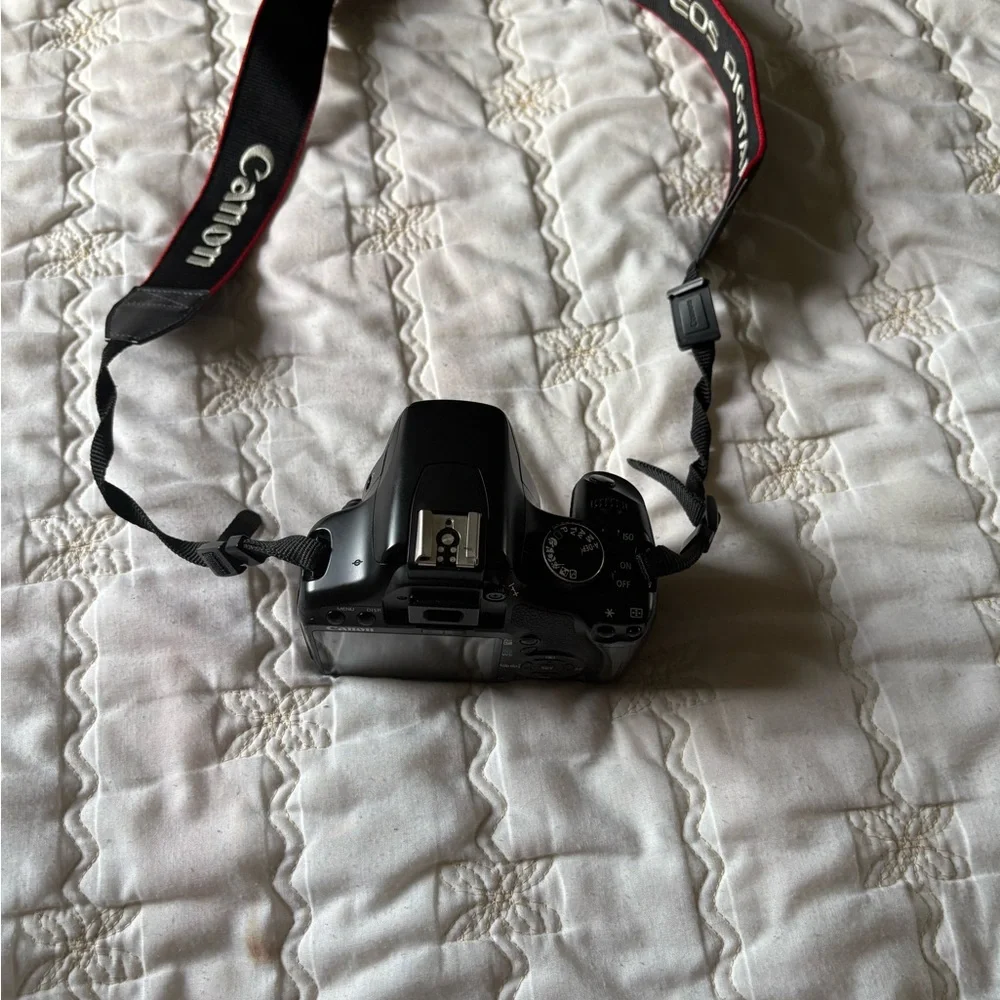 Canon Black Digital Camera with Strap